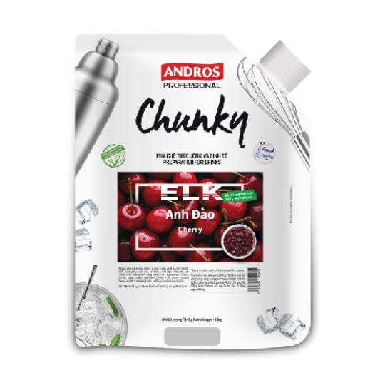 Mứt Andros Chunky Anh Đào - Cherry