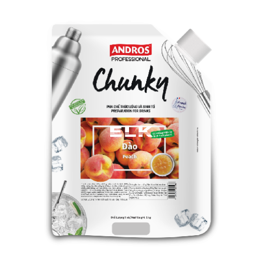 Mứt Andros Chunky Đào