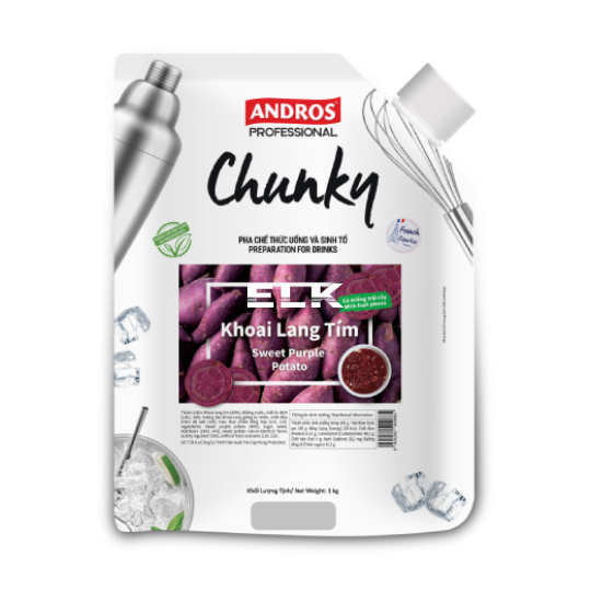 Mứt Andros Chunky Khoai Lang Tím