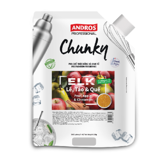 Mứt Andros Chunky Lê Táo & Quế