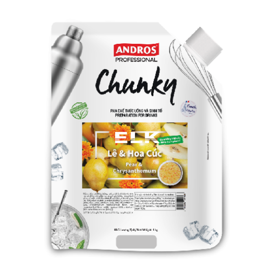 Mứt Andros Chunky Lê & Hoa Cúc
