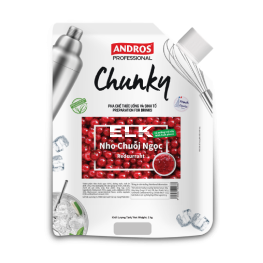 Mứt Andros Chunky Nho Chuỗi Ngọc