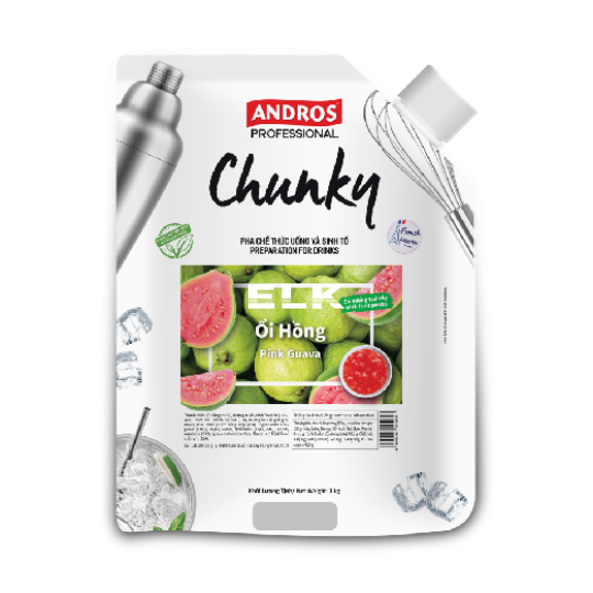 Mứt Andros Chunky Ổi Hồng