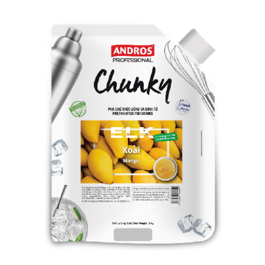 Mứt Andros Chunky Xoài